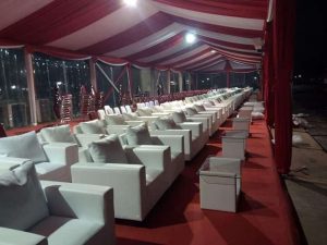 event indoor pakai sofa